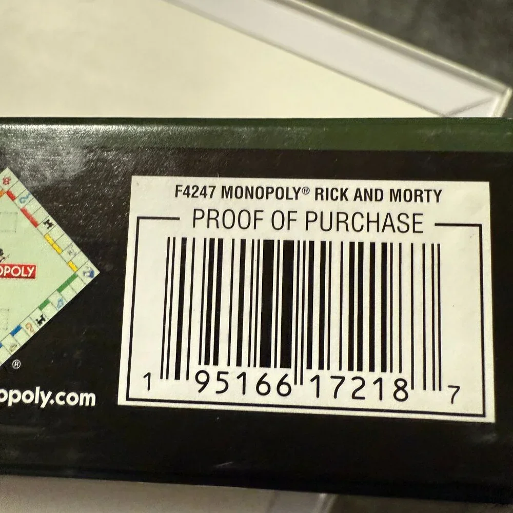 Hasbro Monopoly: Rick and Morty Edition Board Game